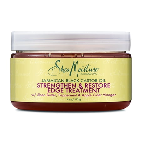 SheaMoisture Jamaican Black Castor Oil Strengthen & Restore Edge Treatment, 4 Oz