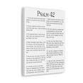 thumbnail image 4 of Scripture Walls Psalm 42 Satisfy My Thirsty Soul White Bible Chapter Canvas Christian Wall Art Ready to Hang Unframed, 4 of 18