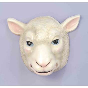 PLASTIC ANIMAL MASK-SHEEP