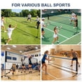 thumbnail image 2 of edx Portable Badminton Net Set - 10FT Adjustable Height for Outdoor & Indoor Use, Includes Carry Bag, Easy Setup No Tools Needed, Blue-Black, 2 of 9