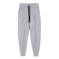 thumbnail image 6 of Inleife Mens Solid-Color Casual Loose Sporty Sweatpants Fitness Warm Pockets Drawstring Elastic Waistband Pullover Sweatpants, 6 of 6