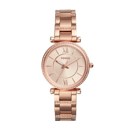 Fossil Carlie Rose Gold Stainless Steel Watch India Ubuy