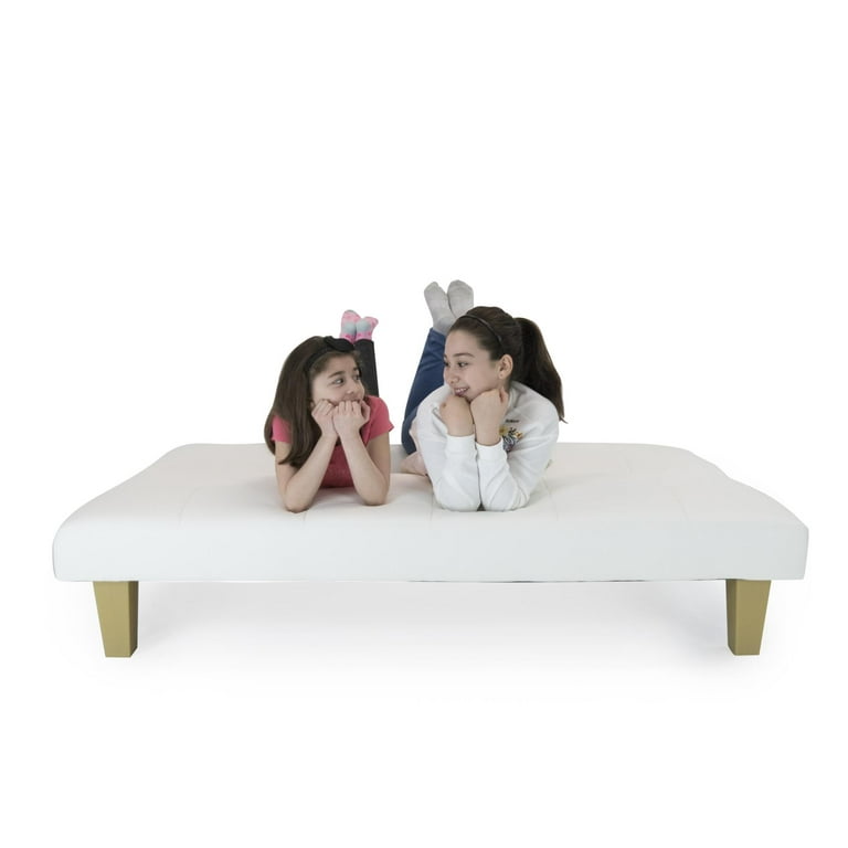 Desert Fields Aria Futon Sofa Bed White Walmart