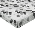 thumbnail image 2 of Ambesonne Modern Fitted Sheet, Sketchy Lines Stripes, Twin XL Size, Charcoal Grey, 2 of 3
