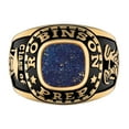 thumbnail image 3 of Order Now for 2025 Graduation, Freestyle Women's Class Ring - Ony, Carnelian, Lapis, Mother of Pearl Genuine Stone, Personalized, High School or College Graduation, 3 of 11