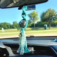 thumbnail image 3 of Disco Ball handmade Car Charm, Retro Rearview Mirror Car Accessory, 3 of 10