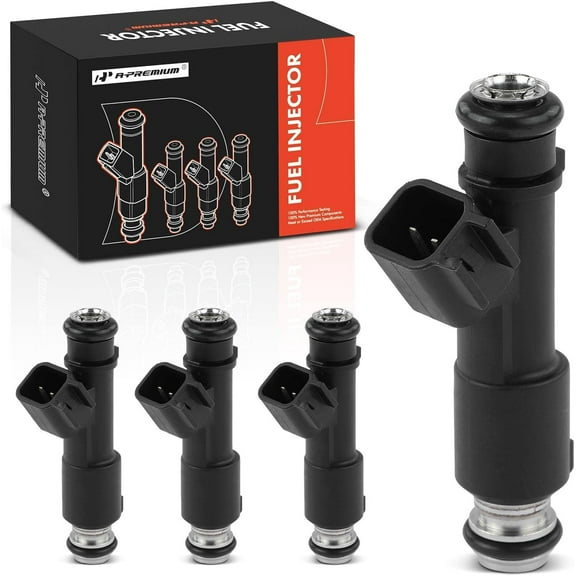 A-Premium Fuel Injectors Compatible with Chevrolet Colorado 2008 & GMC Canyon 2008 & Isuzu i-280 2006, 2.8L 2.9L, Replace# 12599504 4-PC Set