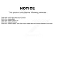 thumbnail image 2 of CMX Front Rear Disc Brake Rotors Kit for Car Subaru Outback Legacy Baja K8-101351, 2 of 8