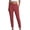 Wine, variant on Lenpel Womens Casual Cropped Pants Fall Tapered High Waisted Comfy Ankle Trousers Plain Straight Leg Work Pants with Pockets(White,X-Large)