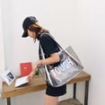 thumbnail image 4 of Transparent Shoulder Bag Women Clear Crossbody Messenger Handbag Portable Fashion Bag Perfect For Beach Travel And Casual Outings, 4 of 7