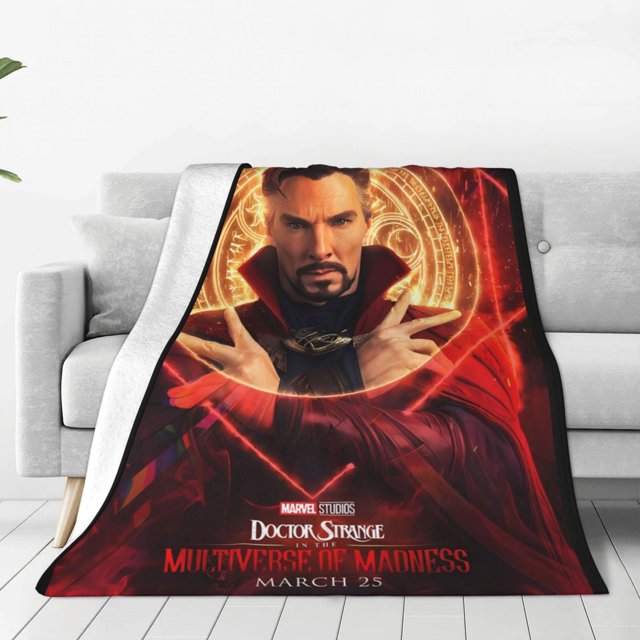 Manta de Doctor Strange, acogedora y cálida, adecuada para todas las salas de estar y dormitorios, manta para cama, sofá, sillón, viajes, manta de microfibra ultra suave