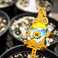 thumbnail image 3 of Farfi-adorno acrílico interesante y atractivo, estatua de flores de abeja enana, hermosa decoración de valla para jardín, 3 of 5