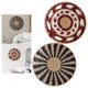 thumbnail image 1 of Cesta Tejida Hecha a Mano para Colgar en La Pared, para Interior, Redonda, Decorativa, para Exteriores, Simple, Rústica, para Entrada, Comedor, Cocina Negro 20cm Rojo 20cm Macarena tapiz tejido, 1 of 8