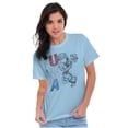 thumbnail image 4 of Popeye the Sailor Man USA Patriot Men's Graphic T Shirt Tees Brisco Brands S, 4 of 6