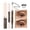 F, variant on Double-Ended Eyebrow Pencil & Brush, Ultra-Fine Waterproof Tip, for Natural Hair-Like Strokes & Shaping