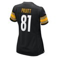 thumbnail image 3 of Women's Nike MyCole Pruitt  Black Pittsburgh Steelers Team Game Jersey, 3 of 7