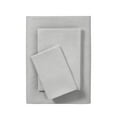 thumbnail image 2 of (2 pack) Mainstays Super Soft Brushed Microfiber Bed Sheet Set, Twin-XL, Grey Stria, 3 Piece, 2 of 12