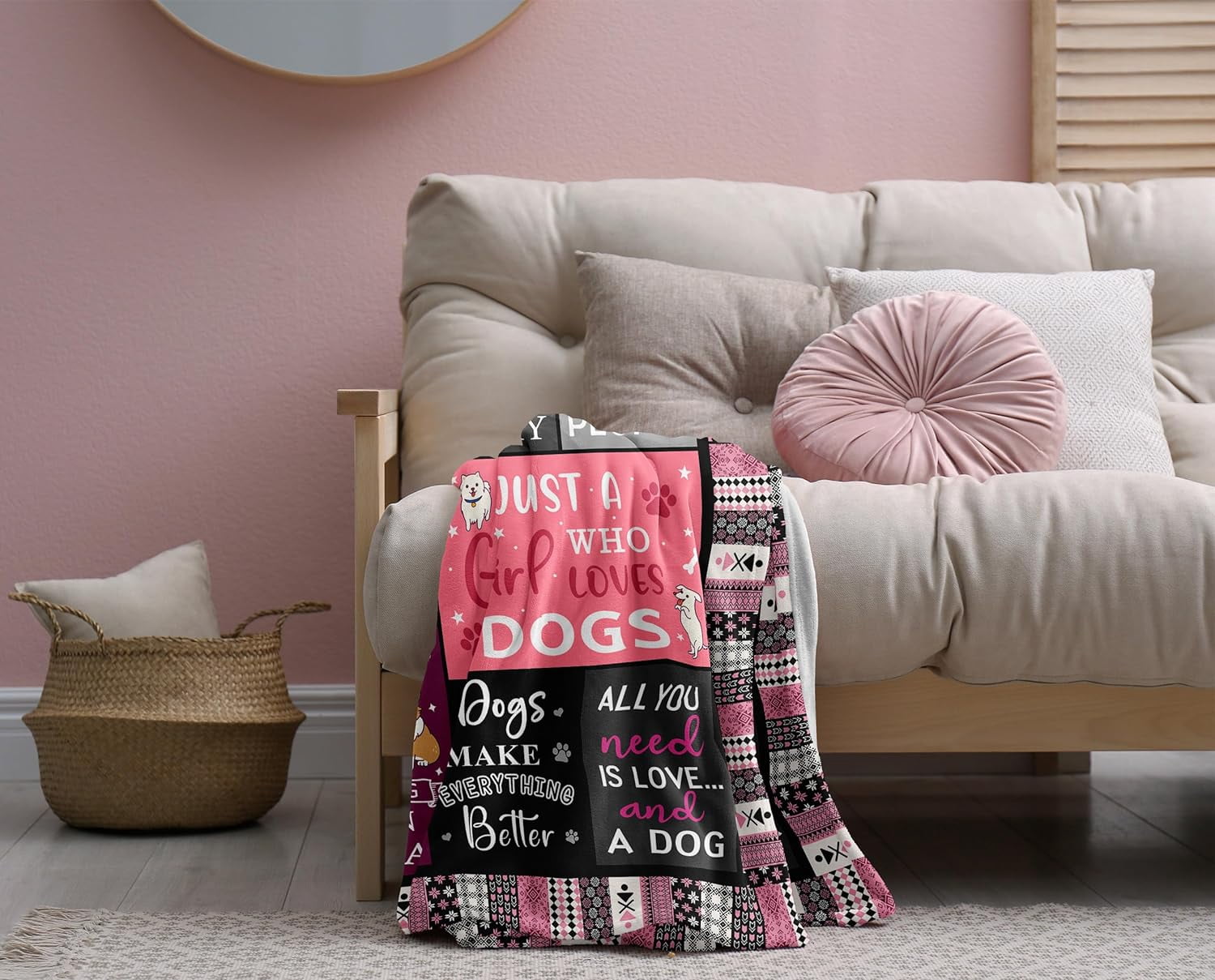 Dog Mom Gifts, Dog Lover Gifts, Dog Gifts Blanket 50"x60", Dog Birthday Gift, Dog Mom Gifts for Women, Gifts for Dog Lovers, Dog Themed Gifts, Dog Owner Gifts, Dog Throw Blanket, Best Dog Mom