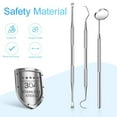 thumbnail image 5 of Dental Tools, 3PCS Teeth Cleaning Tools Stainless Steel Dental Scraper, Scaler Pick Plaque Remover Set, 5 of 5