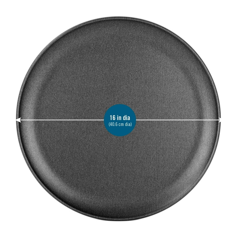 Mainstays 16 inch Non-Stick Pizza Pan, Large, Gray 78569