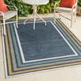 thumbnail image 3 of JONATHAN Y  Reversible Calypso Classic Coastal Mitred Stripe Machine-Washable Indoor/Outdoor Area Rug 8 X 10, 3 of 5