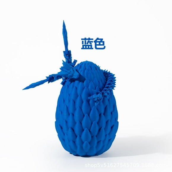 3D Printed Dragon Egg, Articulated Flying Dragon Toy with Dragon Egg, Home Office Decoration, Festival, Birthday Gift