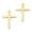 D, variant on 2 Pcs Metal Christ Cross Badge Stickers, Metal Cross for Car, Alloy 3D Individual Car Cross Sticker, Self Adhesive Scratch Covering Metal Cross Auto Emblem Decal
