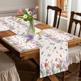 thumbnail image 4 of He is Risen Table Runner Easter Egg Christian Cross Lily Flowers Spring Jesus Ressurrection Holiday Party Home Kitchen Dining Room Decoration (13" x 72"), 4 of 6