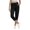 Black, variant on SPECIAL MAGIC Women's High Waisted Scuba Capri Pants with Pockets Soft Lightweight