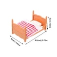 thumbnail image 4 of Miangastore 1 Set DIY Mini House Mini Bed Mini Furniture Adornment Living Room Scene Layout Decor, 4 of 9