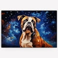 thumbnail image 3 of American Bulldog Dog Canvas Van Gogh Starry Night Wall Art Gifts Canvas Wall Art Frame Music Artist Customized Canvas Framed Photo Art Work For The Bedroom(Gifts For Dog Lover ), 3 of 6