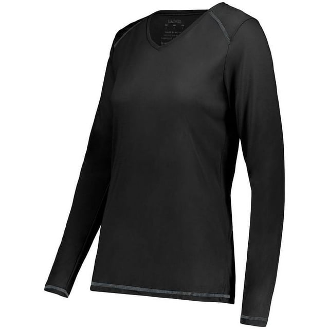 AUGUSTA SPORTSWEAR LADIES SUPER SOFT-SPUN POLY LONG SLEEVE TEE