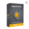 thumbnail image 1 of Silicone Earplugs, Soundproof earplugs Comfortable 1 Hearing Protection X0G2, 1 of 9
