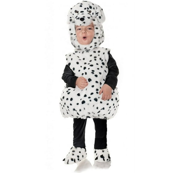 Underwraps Dalmatian Puppy Plush Belly Babies Toddler Costume | Medium (18-24 Months) Unisex