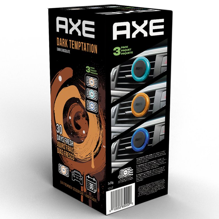 Axe Car Air Freshener Mini Vent Clip Variety Gift Pack 
