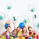 thumbnail image 3 of KAKOWELY 10 globos de látex de helio de 12 pulgadas con lentejuelas verdes de dinosaurio para fiestas infantiles (5 dinosaurios, 5 lentejuelas verdes), 3 of 4
