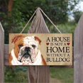thumbnail image 2 of Placa De Madera Para Mascotas, Letrero Colgante Para Puerta De Mascotas, Placa Decorativa Para El Hogar Minnieouse HA035334-00, 2 of 6