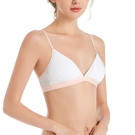 GaThRRgYP Bras for Women GaThRRgYP Rimless Bra Thin Cup Girl Sexy Comfortable Lace Underwear
