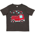 thumbnail image 3 of Inktastic Valentine Fire Truck with Hearts Boys or Girls Toddler T-Shirt, 3 of 5