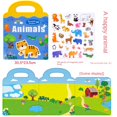 thumbnail image 1 of Portable Cartoon Magnetic Stickers, Toddlers Children Repeated Stickers, Enlightenment Early Education Puzzle Books, 1 of 5
