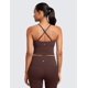 thumbnail image 2 of Sostén CRZ YOGA Butterluxe Largo con Escote Cuadrado Taupe M, 2 of 5