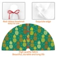 thumbnail image 4 of Yiaed Pineapples1 Print Christmas Tree Skirt , Tree SkirtsTree Mat for Christmas Winter Holiday Indoor Decorations-36", 4 of 7