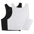 thumbnail image 4 of Senza Fretta Women Lesbian Tomboy Chest Breast Binder Slim Fit FTM Vest Unders Crop HOT, 4 of 7