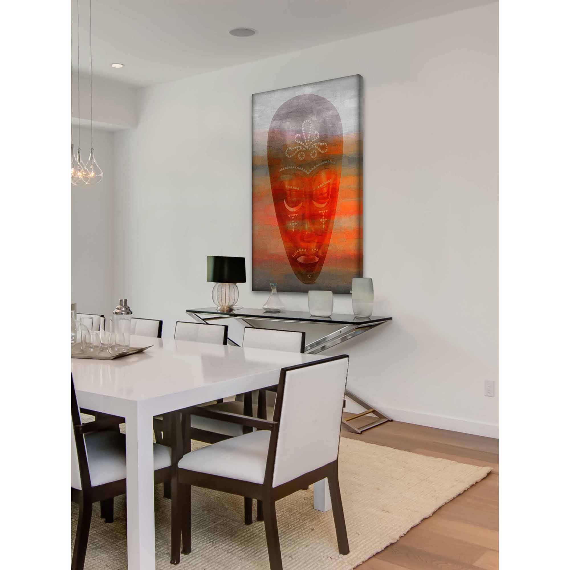 Parvez Taj "African Mask" Print on Canvas
