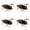 Black, variant on 4 Pcs Realistic Cicada Shaped Fishing Lures 1.97 Inch, Cicada Fishing Catcher Freshwater Attractant Fish Tackle, Strong Hook Reusable Swim Baits for Lake Pond Topwater Lure, Fishing