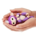 thumbnail image 3 of Fingerlings - Interactive Baby Monkey - Mia (Purple with White Hair) By WowWee, 3 of 8