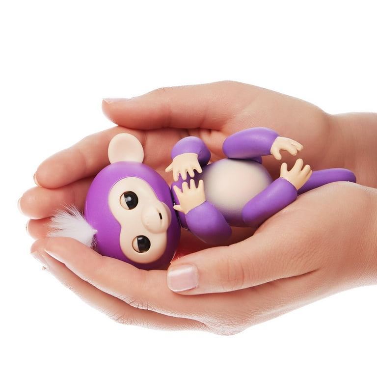 Fingerlings Baby Unicorn - Alika (Purple with Rainbow Mane and Tail) -  Interactive Baby Pet - WowWee