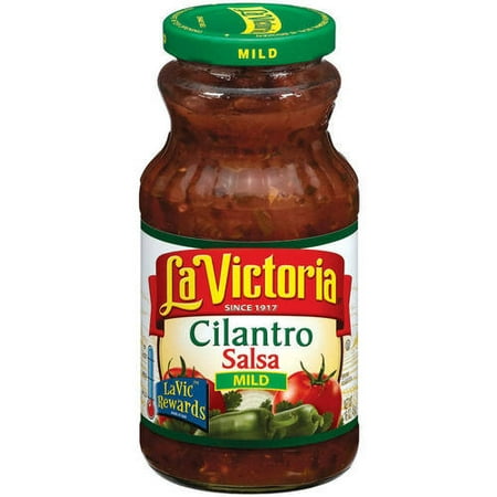 (2 Pack) La Victoria Mild Cilantro Salsa, 16 oz