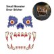 thumbnail image 2 of Halloween monster wall sticker Durable Wall Sticker Durable Halloween Decorative Door, 2 of 5
