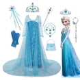 thumbnail image 2 of 2022 nuevo vestido de Elsa, vestido de verano para niñas, disfraz de princesa, Vestidos para niños, Carnaval, cumpleaños, fiesta elegante, Vestidos, ropa 4T Gao Jinjia LED, 2 of 2